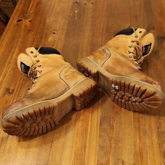 Timberland PRO Men's Tan Leather Boots - Picture 8 of 11